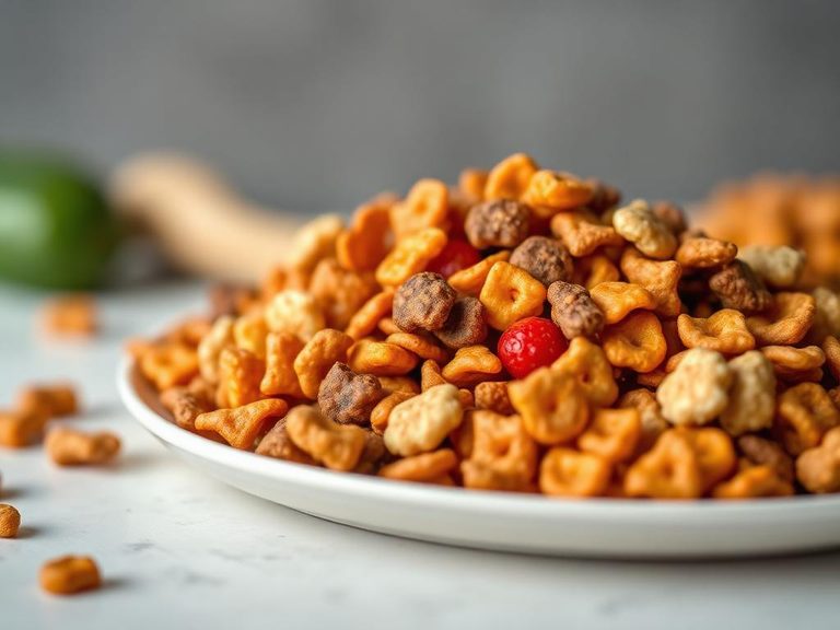 Spicy Snack Mix (like Chex Mix or trail mix)