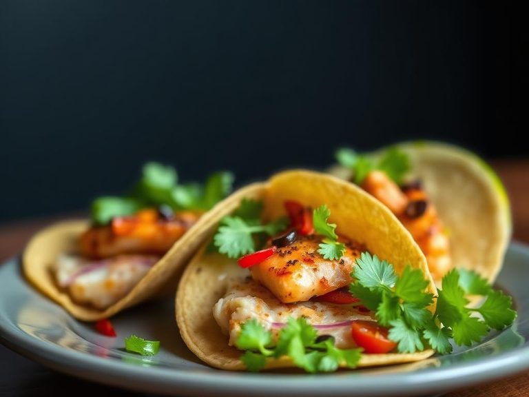 Spicy Swordfish Tacos