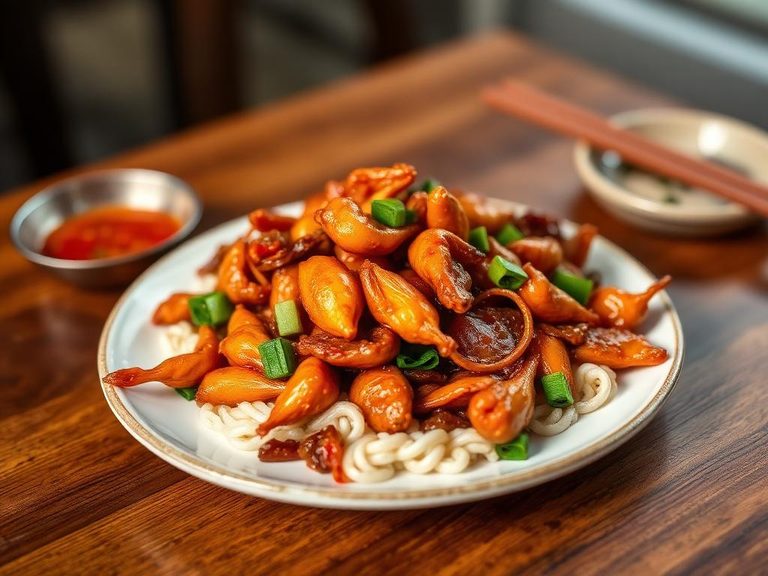 Spicy Szechuan-style Stir-fried Gizzards