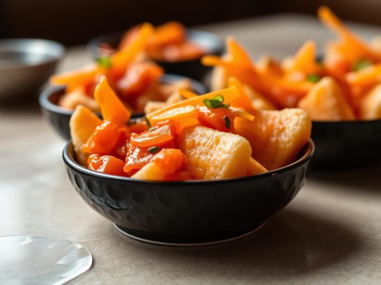 Spicy Tteok-bokki snacks