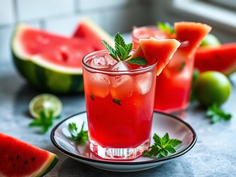 Spicy Watermelon Agua Fresca