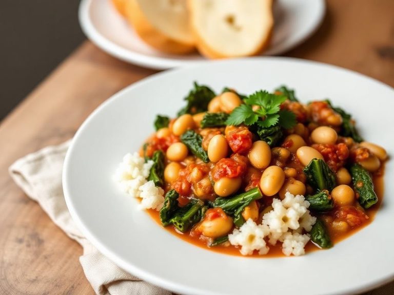 Spicy White Bean and Kale Chili