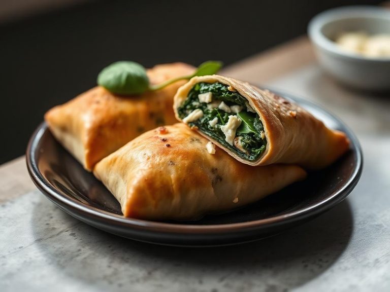 Spinach and Feta Pocket