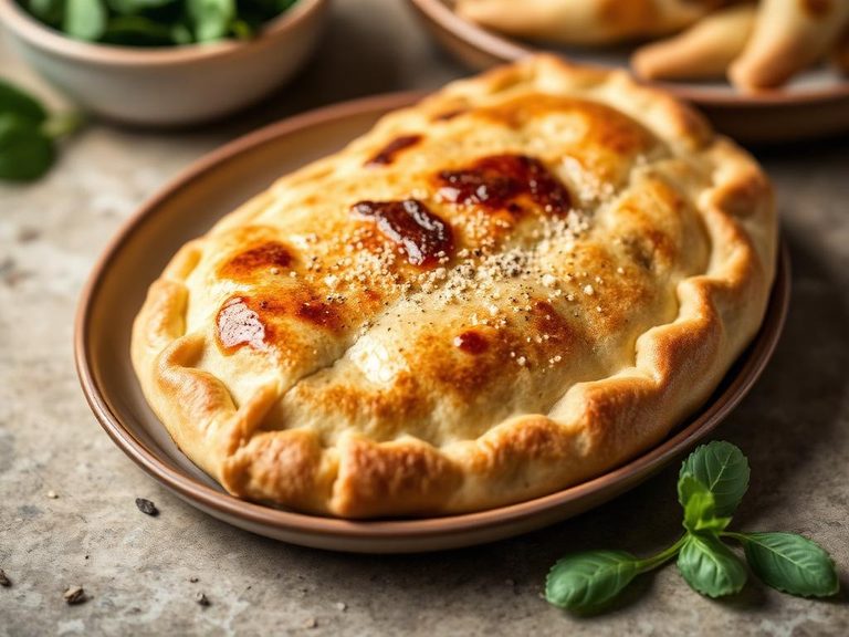 Spinach and Ricotta Calzone