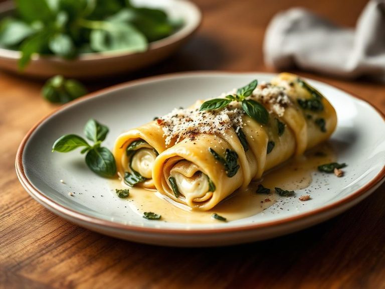 Spinach and Ricotta Cannelloni