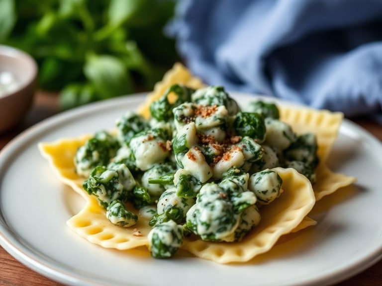 Spinach and Ricotta Ravioli Filling