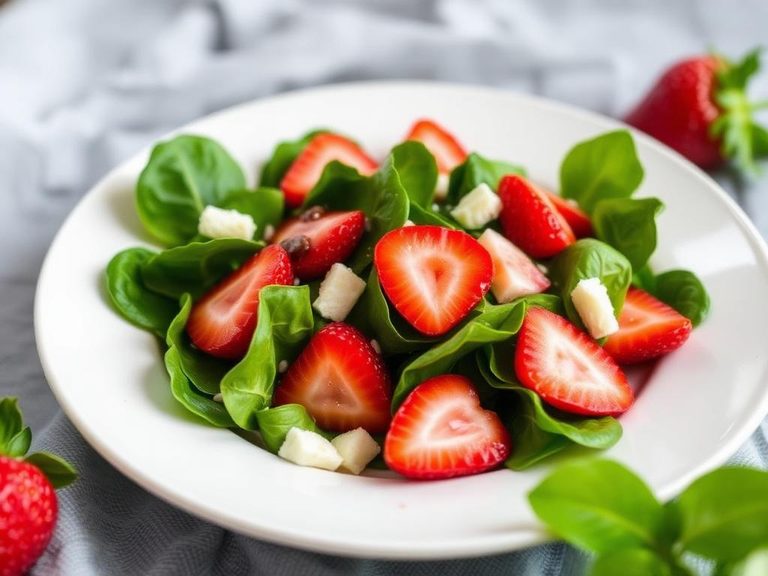 Spinach and Strawberry Salad
