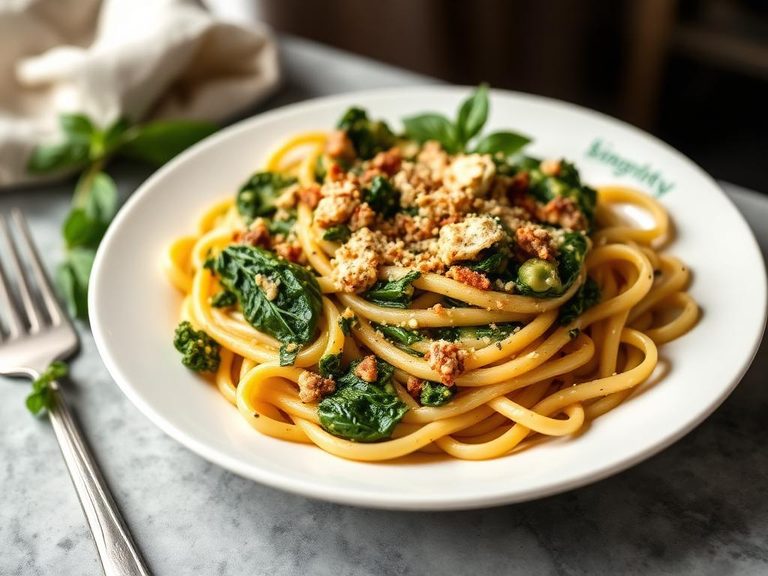 Spinach Artichoke Pasta