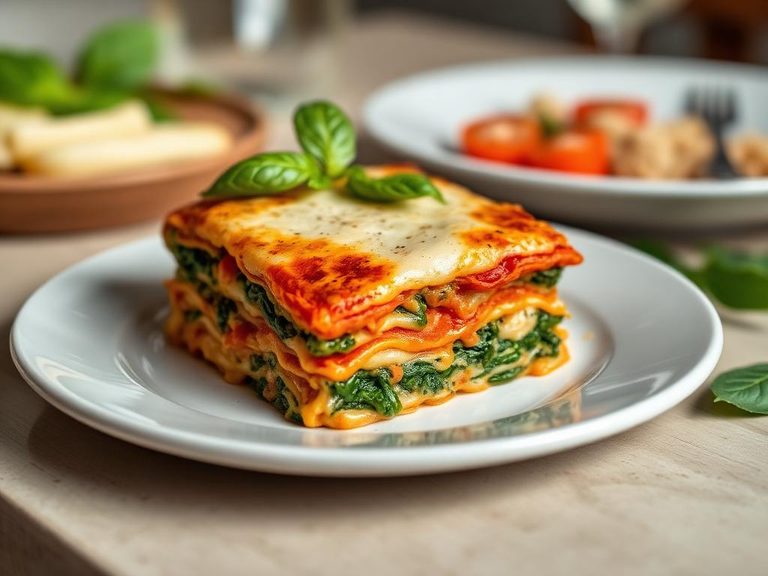 Spinach lasagna
