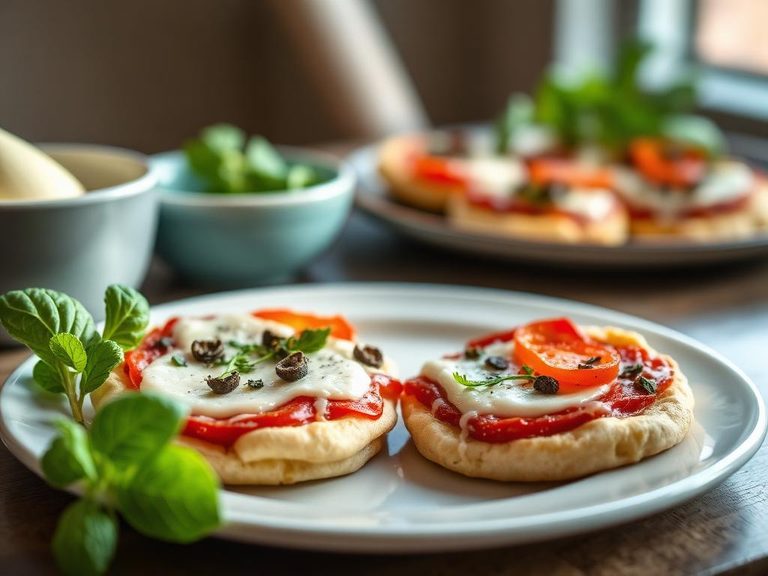 Split and used for mini pizzas