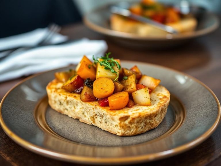 Spoonbread with Roasted Vegetables