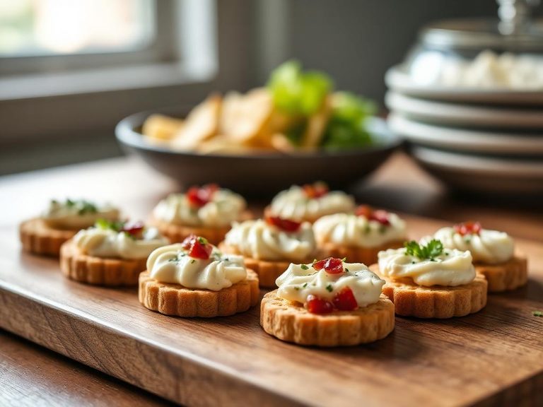 Spread on crackers or toast points
