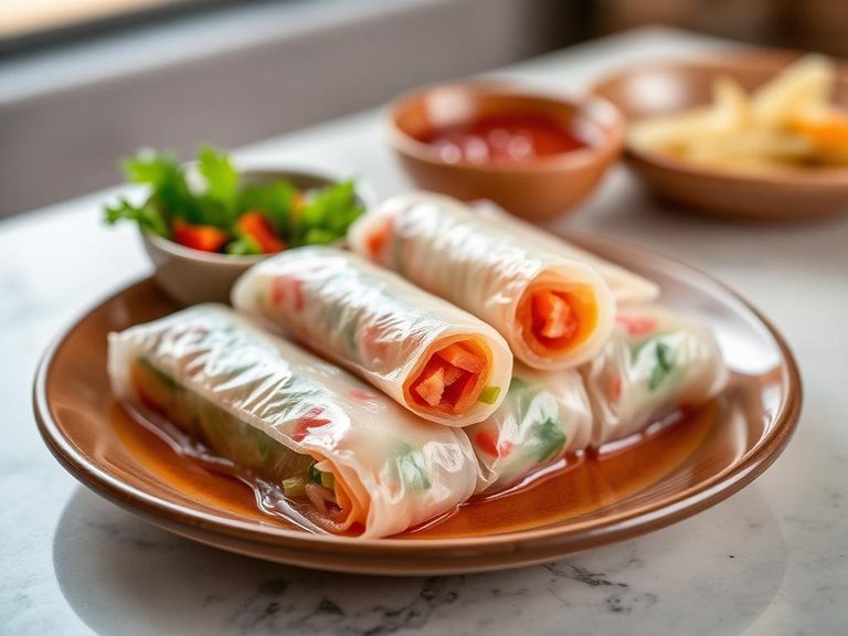Spring Roll (a similar, often lighter variant)