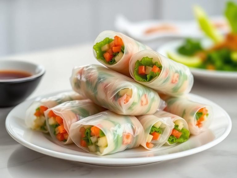 Spring rolls or summer rolls