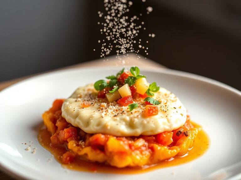 Sprinkled over Causa Rellena