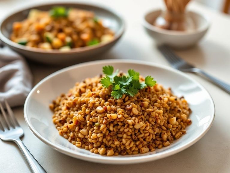 Sprouted Lentil Bowl
