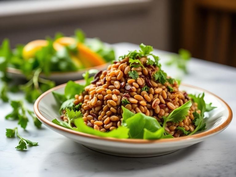 Sprouted Lentil Salad