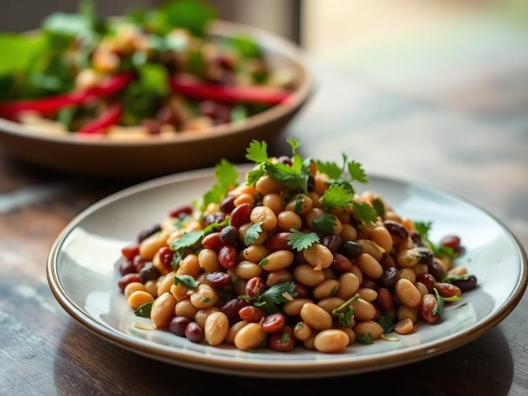 Sprouted Moth Bean Salad