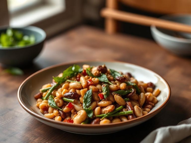 Sprouted Moth Bean Stir-fry