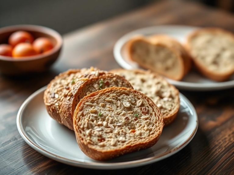Sprouted wheat bread