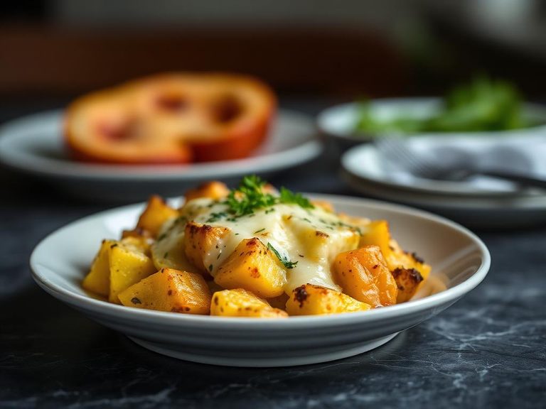Squash and Cheese Gratin