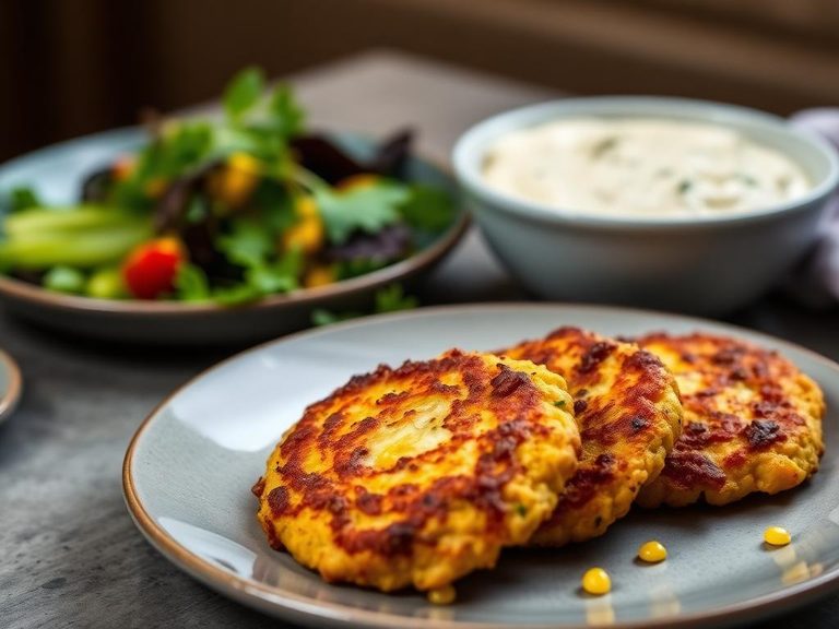 Squash and corn fritters