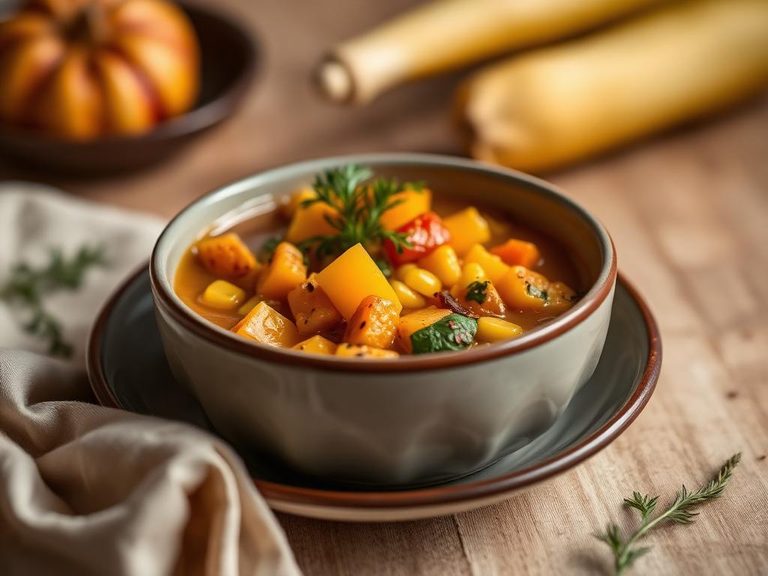 Squash and Corn Stew
