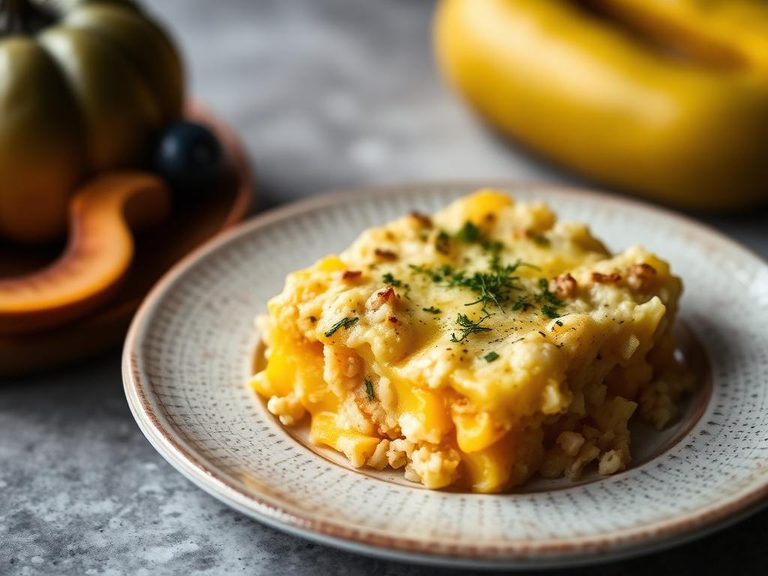 Squash and Rice Gratin