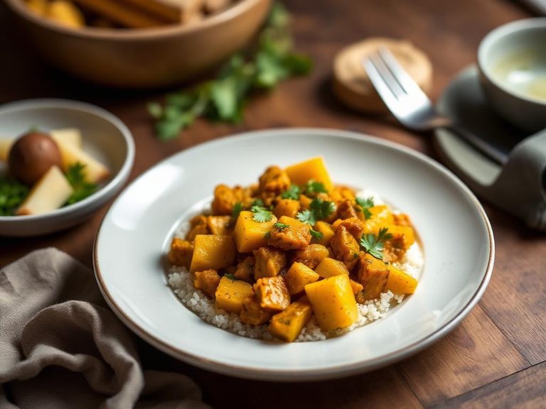 Squash Curry (Indian-style)
