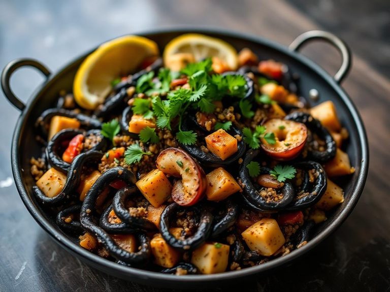 Squid Ink Paella
