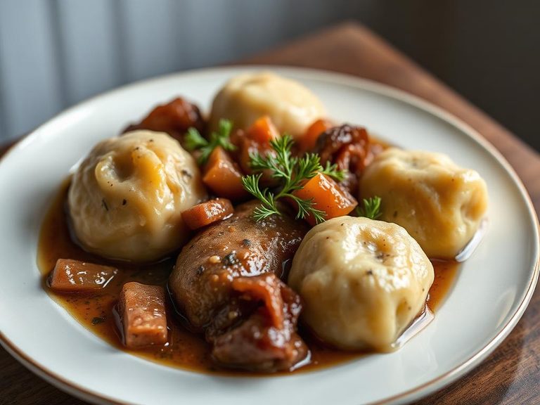 Squirrel and dumplings