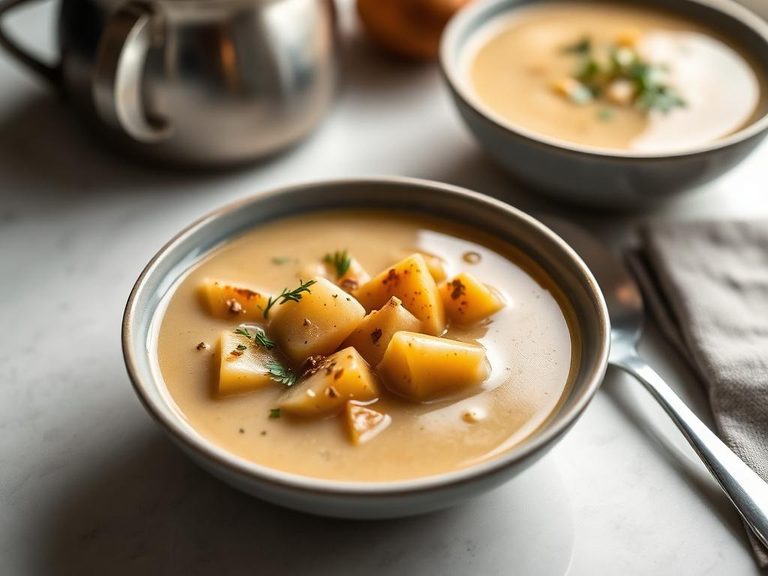 Squirrel and potato soup