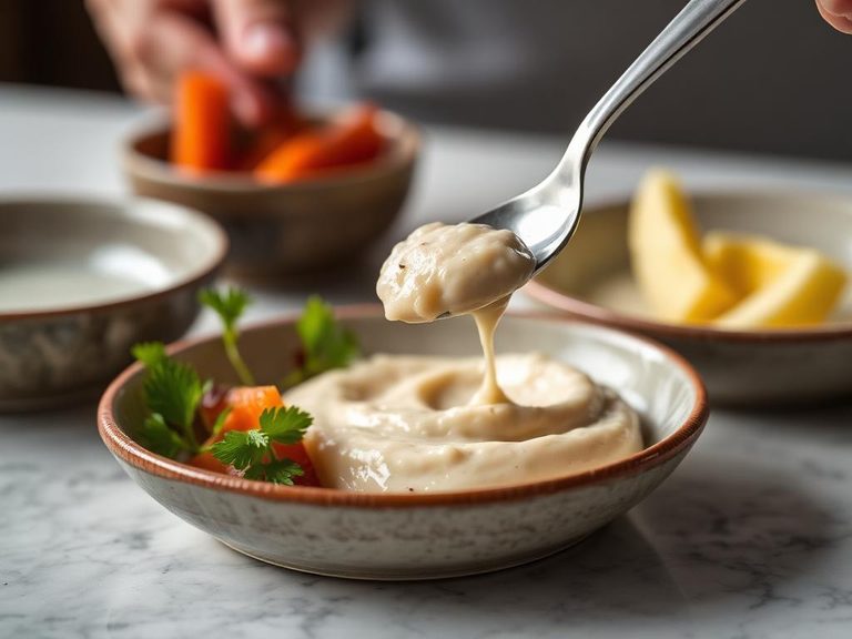 Standalone spoon-fed puree