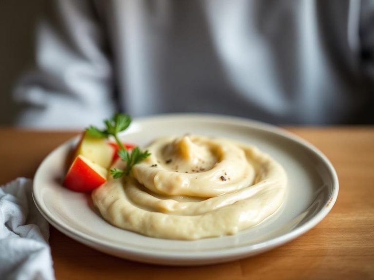 Starter puree in baby-led weaning