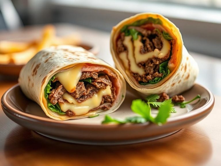 Steak and Cheese Wrap