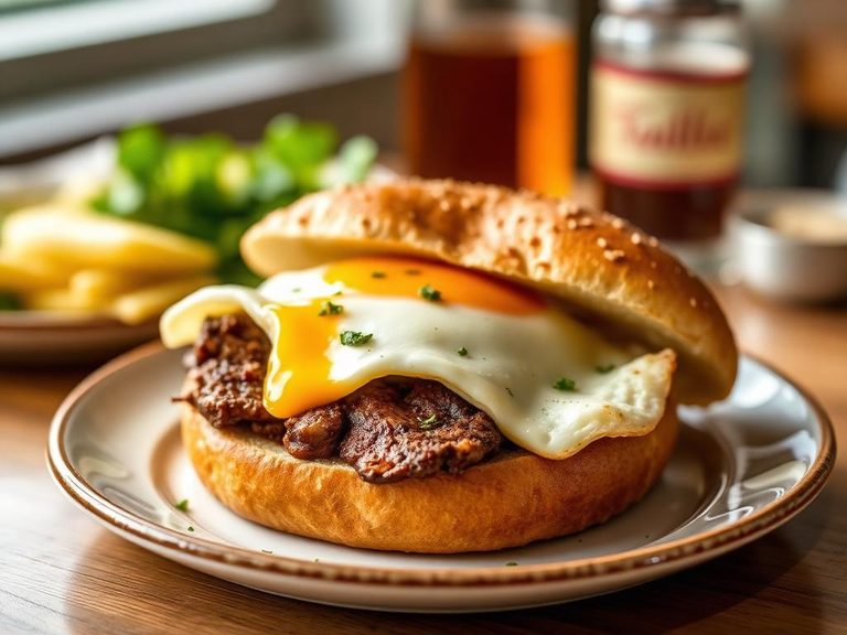 Steak, Egg, and Cheese Bagel