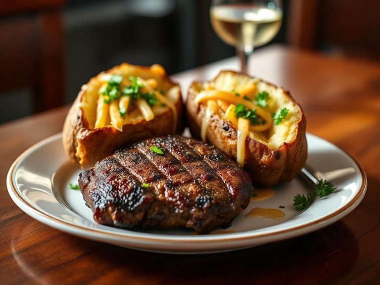 Steakhouse Porterhouse with Loaded Baked Potato