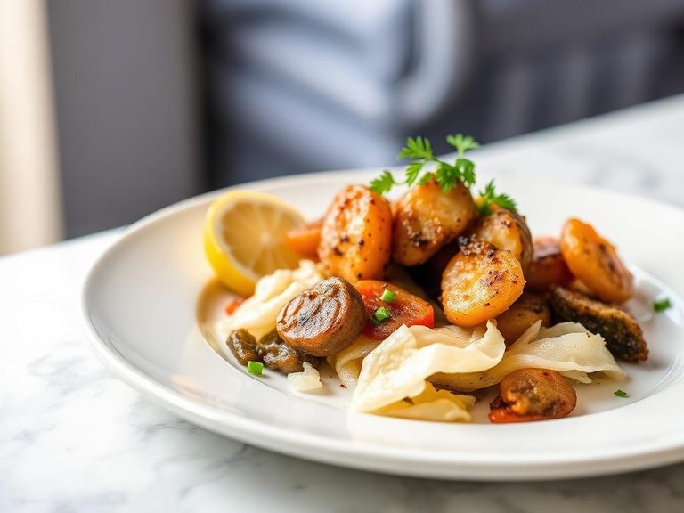 Steamed as a side with lemon