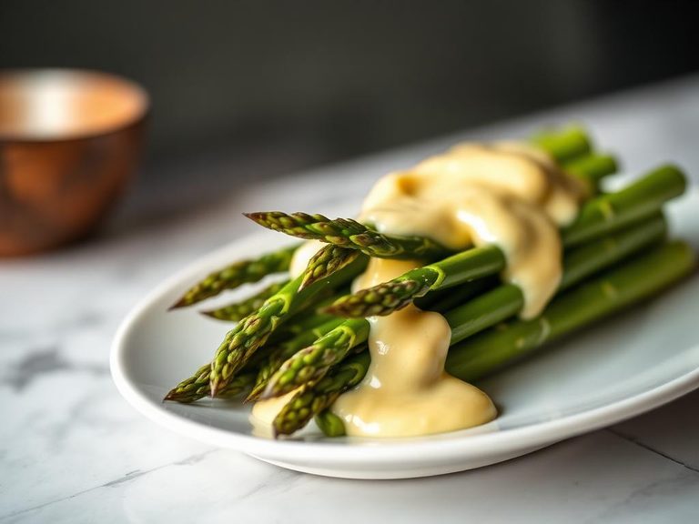 Steamed Asparagus with Hollandaise