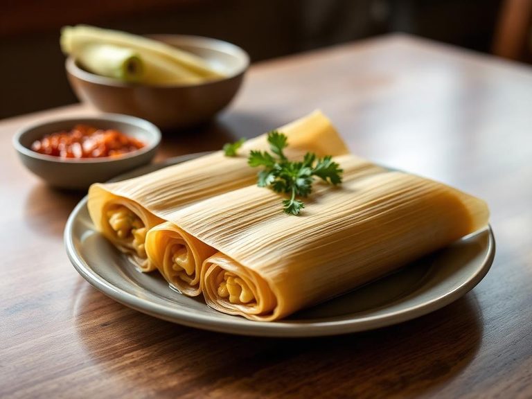 Steamed Corn Husk Tamales