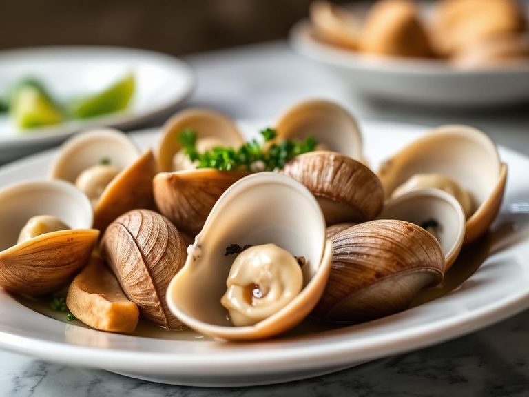Steamed Garlic Clams