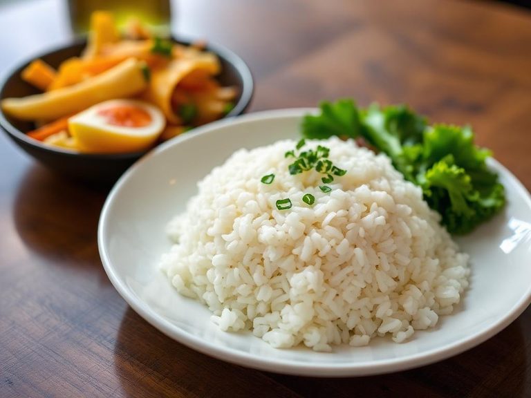 Steamed rice (served as a side)