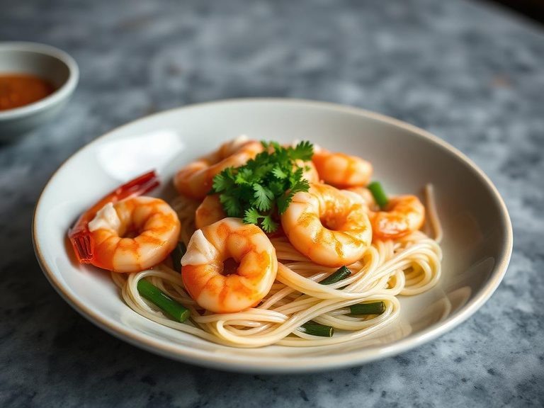 Steamed Shrimp with Garlic and Vermicelli