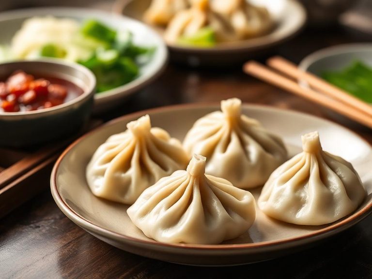 Steamed Vegetable Dumplings