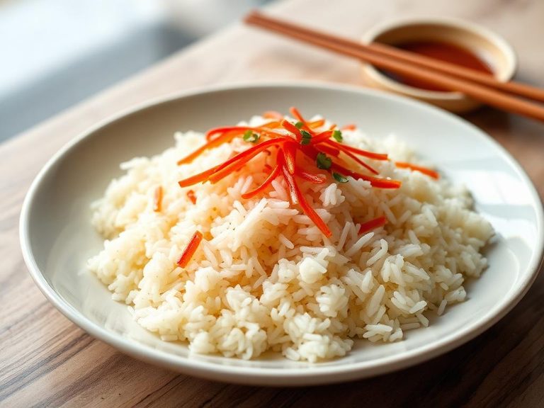 Steamed white rice