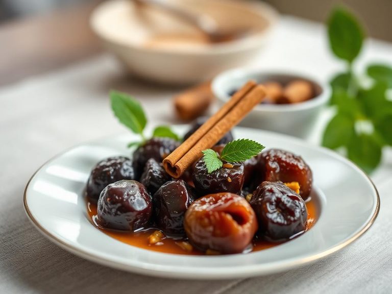 Stewed Prunes with Cinnamon