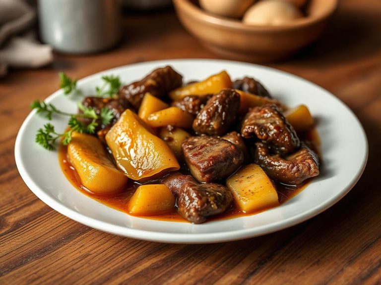 Stewed with seal oil or tallow