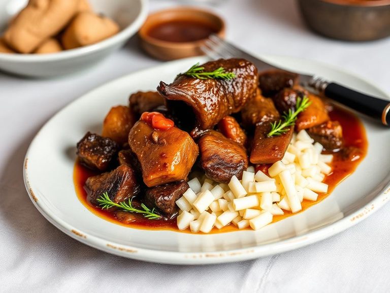 Stewed with wild game
