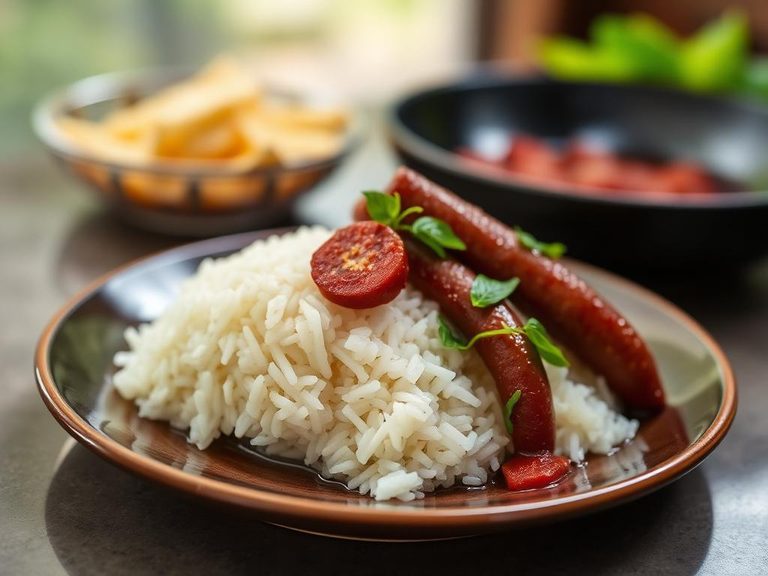 Sticky Rice with Chinese Sausage