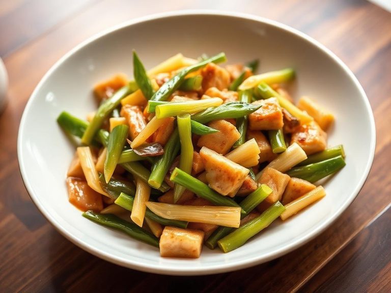 Stir-fried Bamboo Shoots with Pork (China)